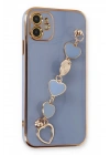 Mey İthalat®  iPhone 12 Kılıf Esila Silikon - Gri