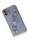 Mey İthalat®  iPhone 12 Kılıf Esila Silikon - Gri