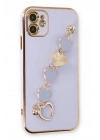 Mey İthalat®  iPhone 12 Kılıf Esila Silikon - Lila