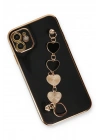 Mey İthalat®  iPhone 12 Kılıf Esila Silikon - Siyah