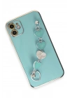 Mey İthalat®  iPhone 12 Kılıf Esila Silikon - Su Yeşili