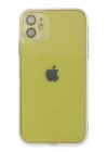 Mey İthalat®  iPhone 12 Kılıf Fly Lens Silikon - Şeffaf