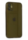 Mey İthalat®  iPhone 12 Kılıf Fly Lens Silikon - Siyah