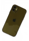 Mey İthalat®  iPhone 12 Kılıf Fly Lens Silikon - Siyah