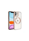 Mey İthalat®  iPhone 12 Kılıf Kross Magneticsafe Kapak - Rose