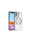 Mey İthalat®  iPhone 12 Kılıf Kross Magneticsafe Kapak - Sierra Blue