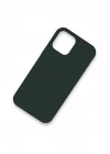 Mey İthalat®  iPhone 12 Kılıf Lansman Legant Silikon - Koyu Yeşil