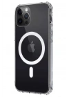Mey İthalat®   iPhone 12 Kılıf Magneticsafe Şeffaf Silikon - Şeffaf