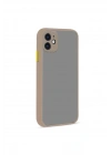 Mey İthalat®  iPhone 12 Kılıf Montreal Silikon Kapak - Pembe