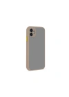 Mey İthalat®  iPhone 12 Kılıf Montreal Silikon Kapak - Pembe