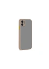 Mey İthalat®  iPhone 12 Kılıf Montreal Silikon Kapak - Pembe