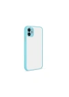 Mey İthalat®  iPhone 12 Kılıf Montreal Silikon Kapak - Turkuaz