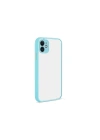 Mey İthalat®  iPhone 12 Kılıf Montreal Silikon Kapak - Turkuaz