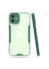 Mey İthalat®  iPhone 12 Kılıf Platin Silikon - Yeşil