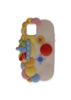 Mey İthalat®  iPhone 12 Kılıf Poky Karakter Silikon Kapak - Desen 7