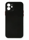 Mey İthalat®  iPhone 12 Kılıf PP Ultra İnce Kapak - Siyah