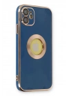 Mey İthalat®  iPhone 12 Kılıf Store Silikon - Mavi