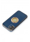 Mey İthalat®  iPhone 12 Kılıf Store Silikon - Mavi