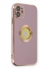 Mey İthalat®  iPhone 12 Kılıf Store Silikon - Mor