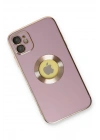 Mey İthalat®  iPhone 12 Kılıf Store Silikon - Mor