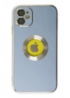 Mey İthalat®  iPhone 12 Kılıf Store Silikon - Sierra Blue