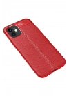 Mey İthalat®  iPhone 12 Mini Kılıf Auto Focus Kapak - Kırmızı