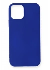 Mey İthalat®  iPhone 12 Mini Kılıf First Silikon - Lacivert