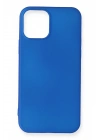 Mey İthalat®  iPhone 12 Mini Kılıf First Silikon - Mavi