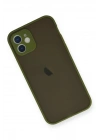 Mey İthalat®  iPhone 12 Mini Kılıf Montreal Silikon Kapak - Açık Yeşil