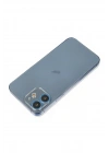 Mey İthalat®  iPhone 12 Mini Shine Kamera Lens Koruma Cam - Mavi