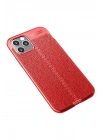 Mey İthalat®  iPhone 12 Pro Kılıf Auto Focus Kapak - Kırmızı
