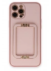 Mey İthalat®  iPhone 12 Pro Kılıf Coco Elit Kapak - Pembe