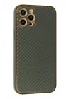 Mey İthalat®  iPhone 12 Pro Kılıf Coco Karbon Silikon - Füme