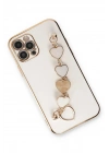 Mey İthalat®  iPhone 12 Pro Kılıf Esila Silikon - Beyaz