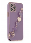 Mey İthalat®  iPhone 12 Pro Kılıf Esila Silikon - Mor