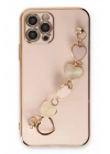 Mey İthalat®  iPhone 12 Pro Kılıf Esila Silikon - Pudra