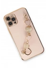 Mey İthalat®  iPhone 12 Pro Kılıf Esila Silikon - Pudra