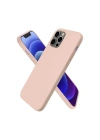 Mey İthalat®  iPhone 12 Pro Kılıf First Silikon - Pudra