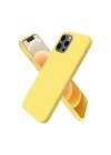 Mey İthalat®  iPhone 12 Pro Kılıf First Silikon - Sarı
