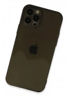 Mey İthalat®  iPhone 12 Pro Kılıf Fly Lens Silikon - Siyah
