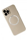 Mey İthalat®  iPhone 12 Pro Kılıf Jack Magneticsafe Lens Silikon - Gold