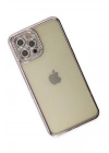 Mey İthalat®  iPhone 12 Pro Kılıf Joke Taşlı Silikon - Mor