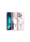 Mey İthalat®   iPhone 12 Pro Kılıf Kross Magneticsafe Kapak - Rose