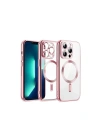 Mey İthalat®   iPhone 12 Pro Kılıf Kross Magneticsafe Kapak - Rose