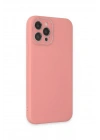 Mey İthalat®  iPhone 12 Pro Kılıf Lansman Glass Kapak - Pembe