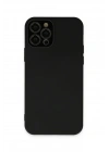 Mey İthalat®  iPhone 12 Pro Kılıf Lansman Glass Kapak - Siyah