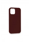 Mey İthalat®  iPhone 12 Pro Kılıf Lansman Legant Silikon - Bordo