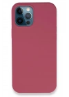 Mey İthalat®  iPhone 12 Pro Kılıf Lansman Legant Silikon - Fuşya
