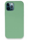 Mey İthalat®  iPhone 12 Pro Kılıf Lansman Legant Silikon - Yeşil