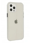 Mey İthalat®  iPhone 12 Pro Kılıf Miami Şeffaf Silikon - Şeffaf